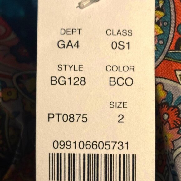 $248 NWT J. CREW Liberty of London Giorgia Duke Print Midi Dress 2 Mosaic Floral - Picture 7 of 8